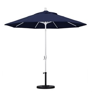 California Umbrella 9' Patio Umbrella in Navy Blue
