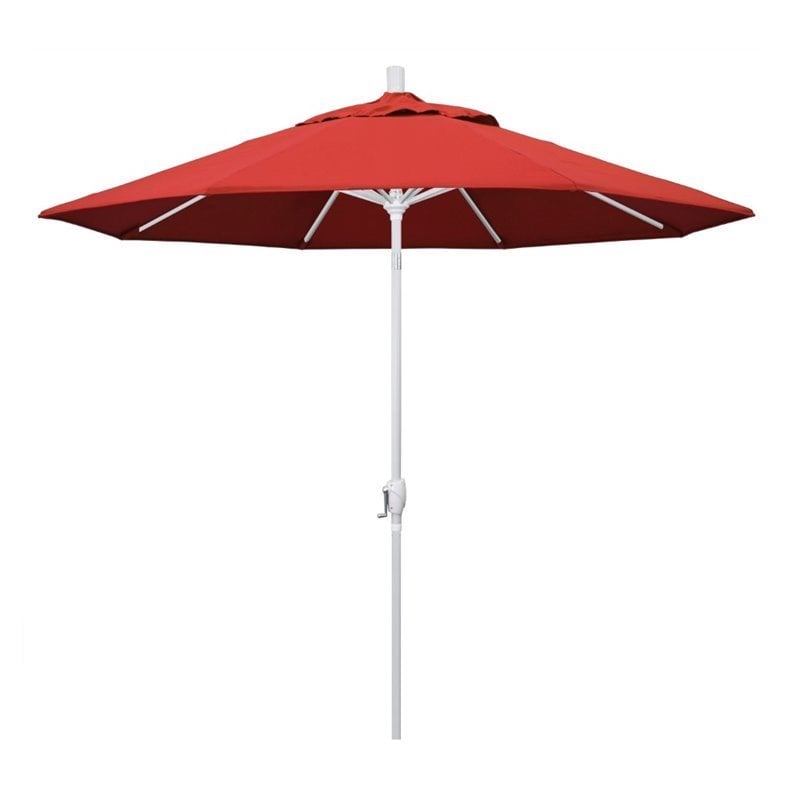 California Umbrella 9' Patio Umbrella in Red