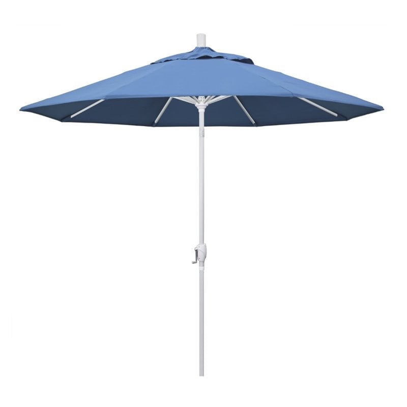 California Umbrella 9' Patio Umbrella in Forest Blue