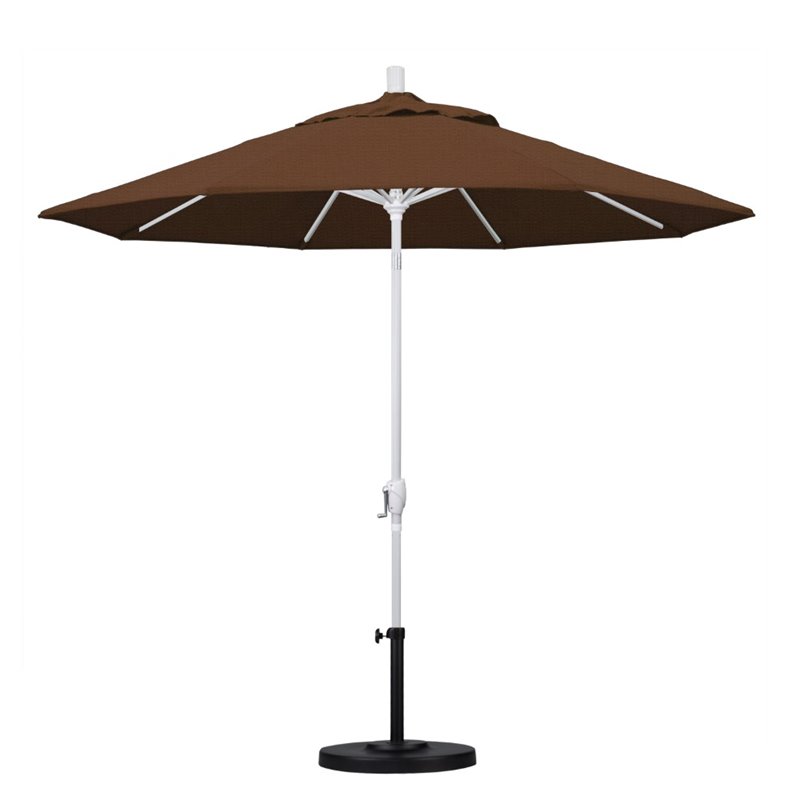 California Umbrella 9' Patio Umbrella in Teak