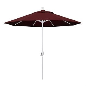 California Umbrella 9' Patio Umbrella in Burgundy