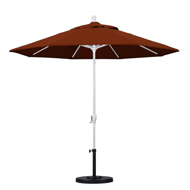 California Umbrella 9' Patio Umbrella in Brick