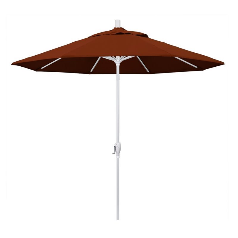 California Umbrella 9' Patio Umbrella in Brick