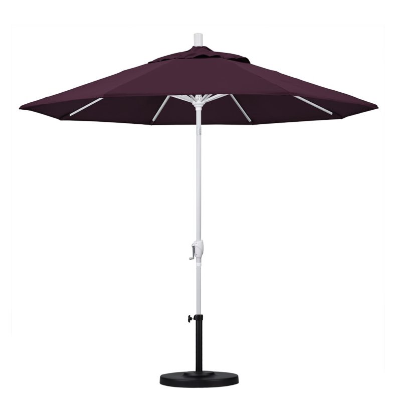 California Umbrella 9' Patio Umbrella in Purple