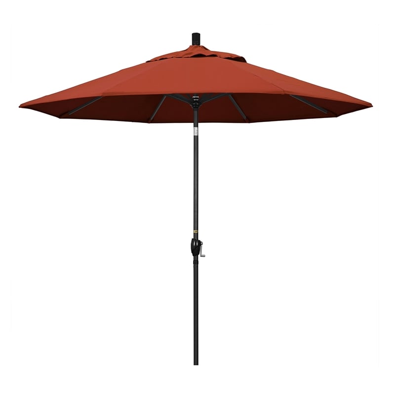 California Umbrella 9' Patio Umbrella in Terracotta