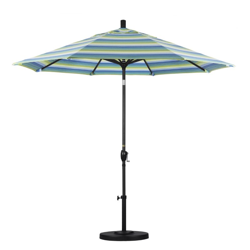 California Umbrella 9' Patio Umbrella in Seville Seaside