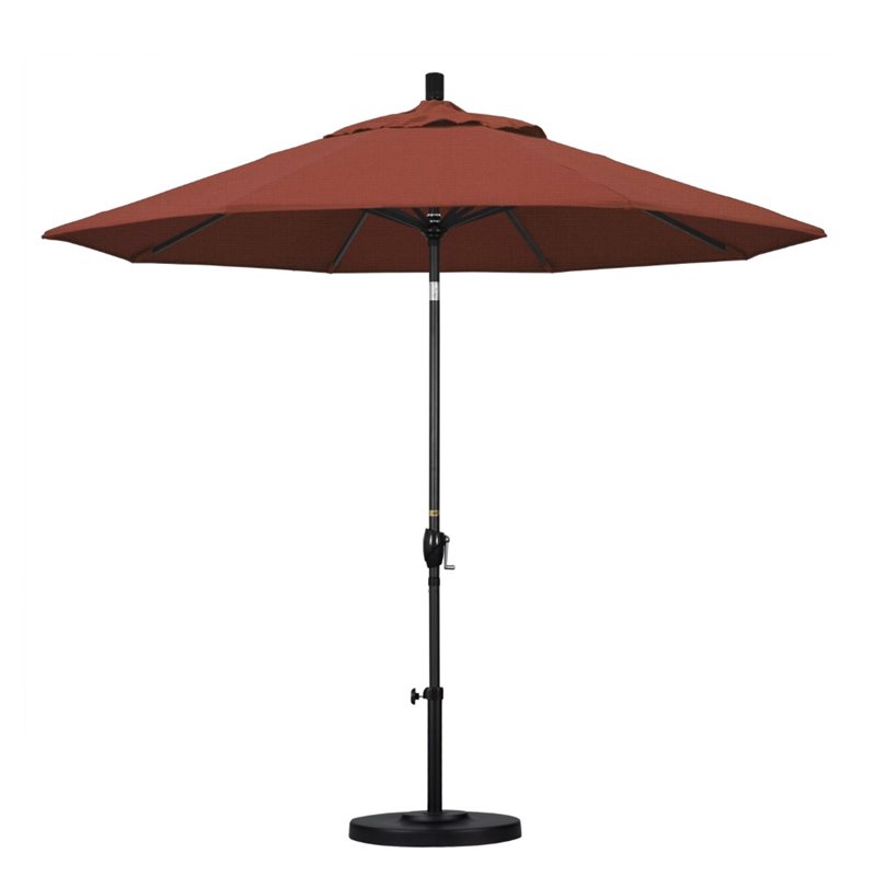 California Umbrella 9' Patio Umbrella in Terracotta