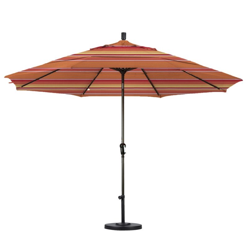 California Umbrella 11' Patio Umbrella in Dolce Mango