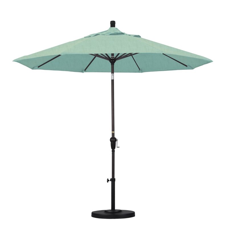 California Umbrella 9' Patio Umbrella in Spectrum Mist
