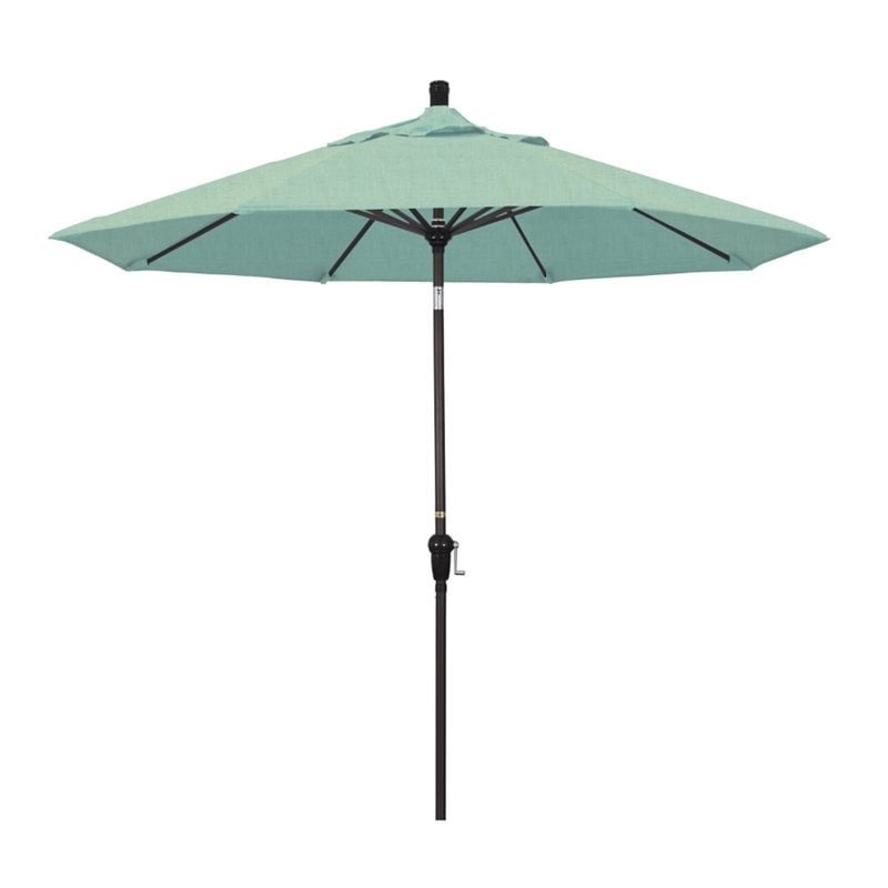 California Umbrella 9' Patio Umbrella in Spectrum Mist