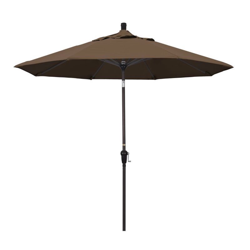 California Umbrella 9' Patio Umbrella in Cocoa