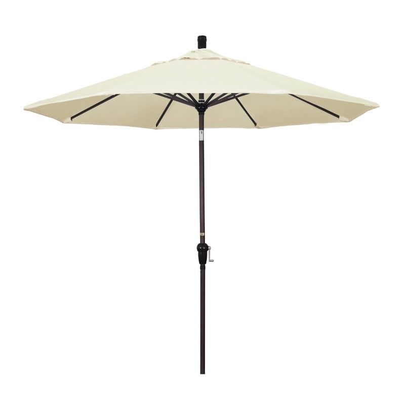 California Umbrella 9' Patio Umbrella in Canvas