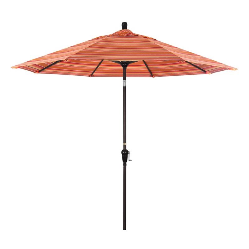 California Umbrella 9' Patio Umbrella in Dolce Mango