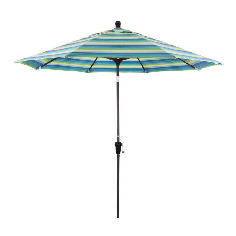 California Umbrella 9' Patio Umbrella in Seville Seaside