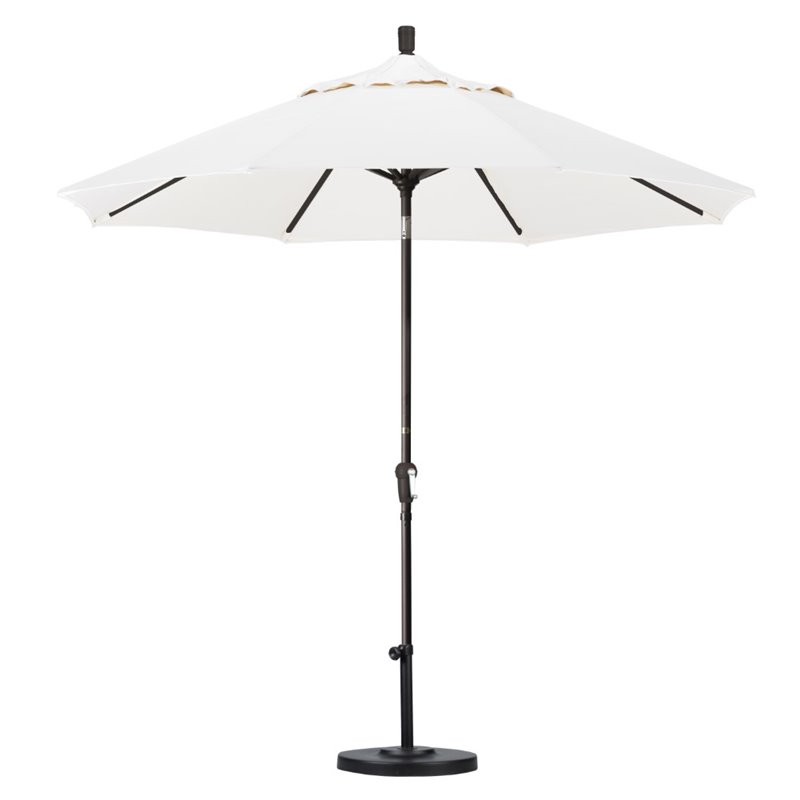 California Umbrella 9' Patio Umbrella in White