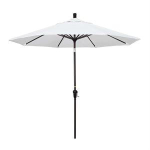 California Umbrella 9' Patio Umbrella in White