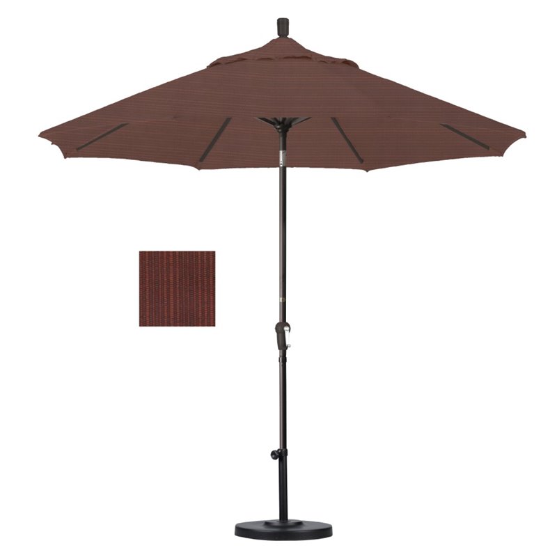 California Umbrella 9' Patio Umbrella in Terrace Adobe