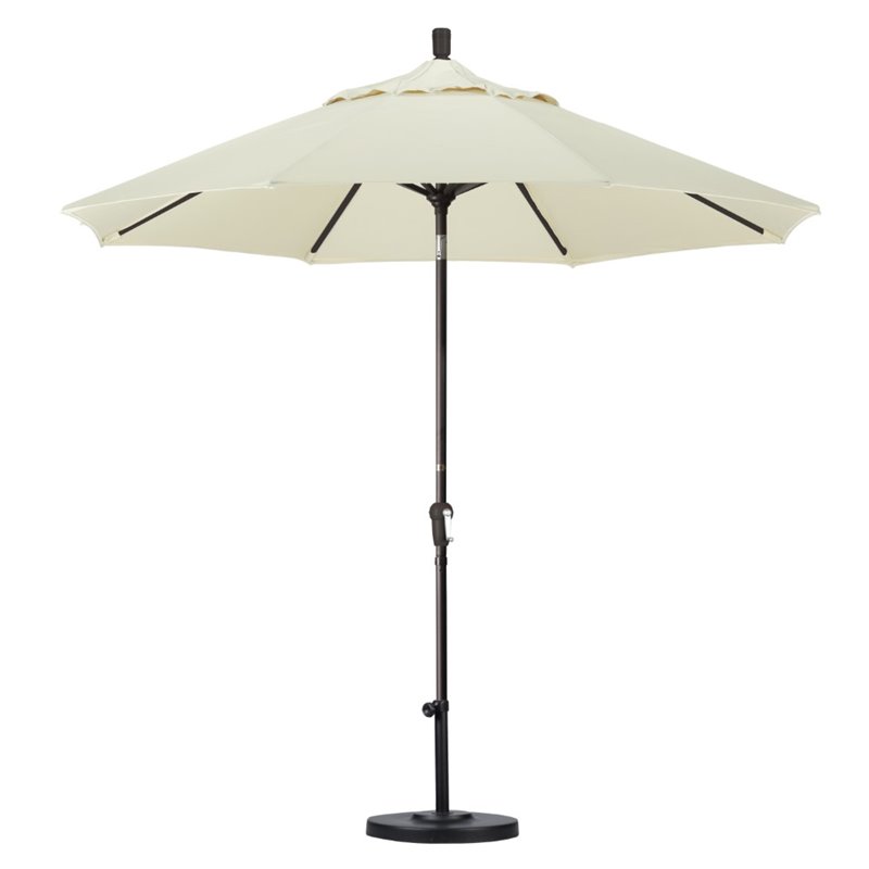 California Umbrella 9' Patio Umbrella in Natural