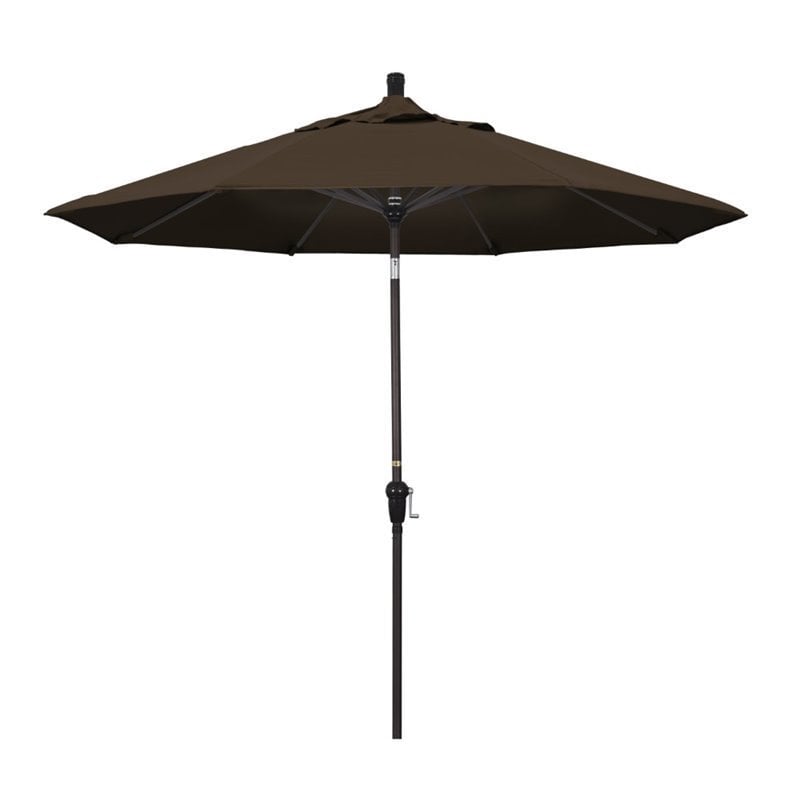 California Umbrella 9' Patio Umbrella in Mocha