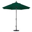 California Umbrella 9' Patio Umbrella in Hunter Green