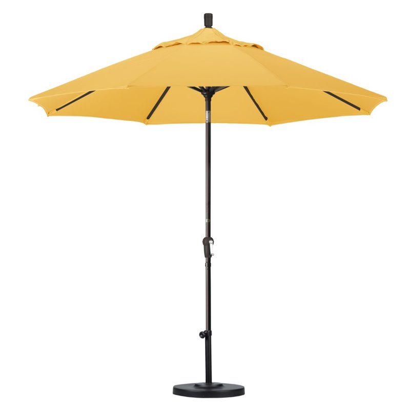 California Umbrella 9' Patio Umbrella in Yellow
