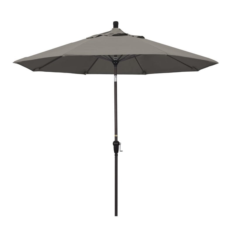 California Umbrella 9' Patio Umbrella in Taupe