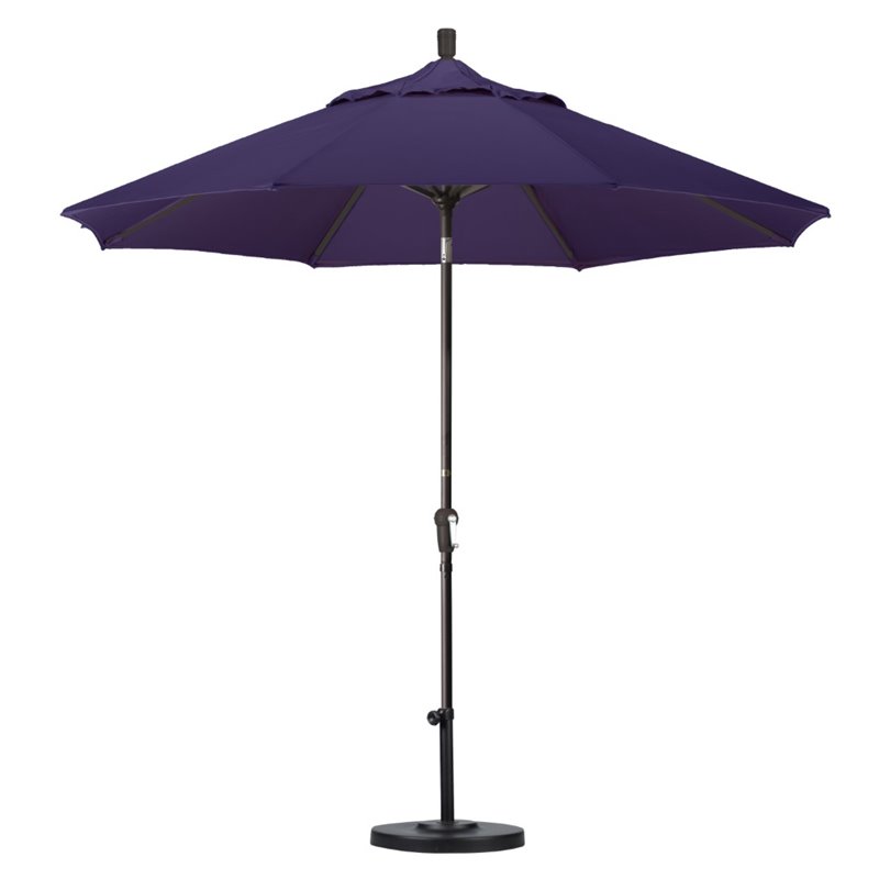 California Umbrella 9' Patio Umbrella in Purple