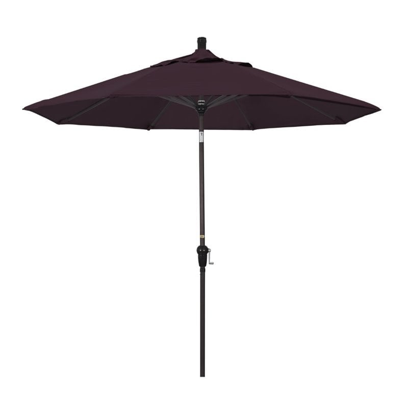 California Umbrella 9' Patio Umbrella in Purple