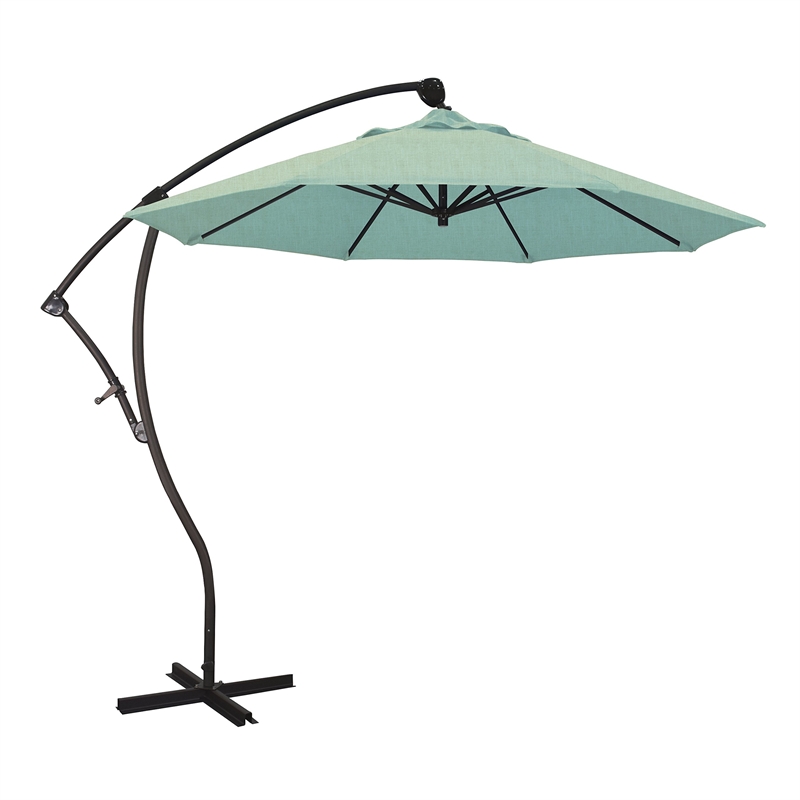 California Umbrella 9' Cantilever Umbrella in Spectrum Mist