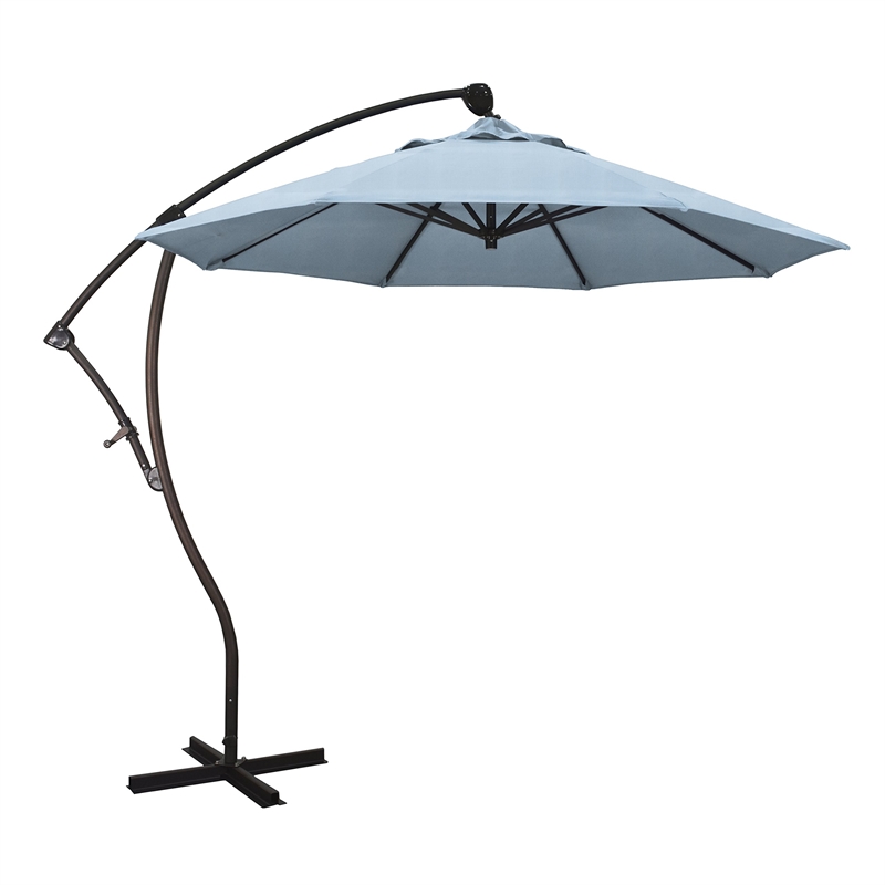 California Umbrella 9' Cantilever Umbrella in Black