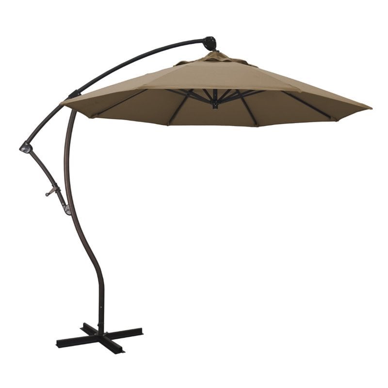 California Umbrella 9' Cantilever Umbrella in Cocoa