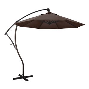 California Umbrella 9' Cantilever Umbrella in Bay Brown