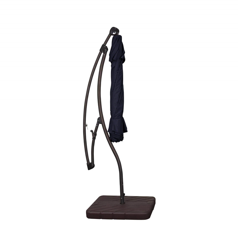 California Umbrella 9' Cantilever Umbrella in Navy Blue