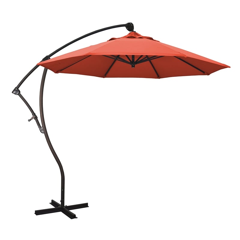 California Umbrella 9' Cantilever Umbrella in Sunset