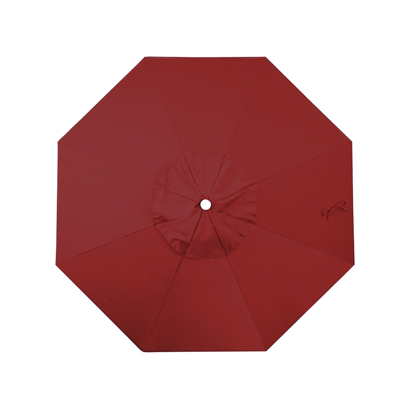 California Umbrella 9' Cantilever Umbrella in Red