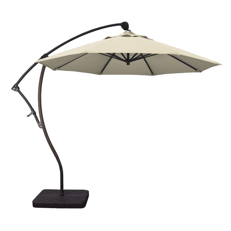 California Umbrella 9' Cantilever Umbrella in Beige