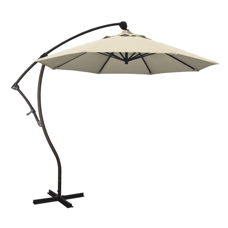 California Umbrella 9' Cantilever Umbrella in Beige