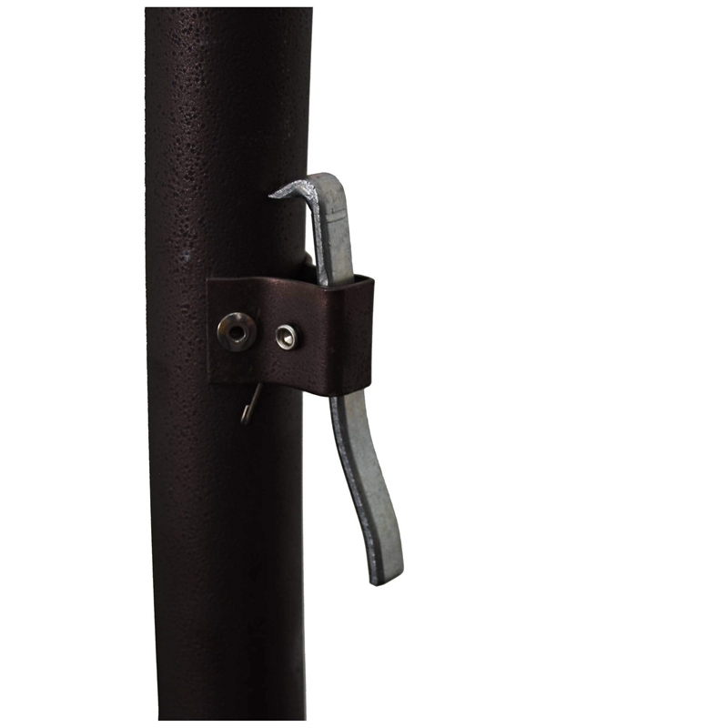 California Umbrella 9' Cantilever Umbrella in Hunter Green