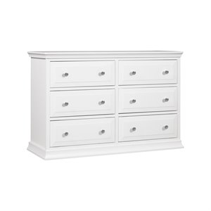 Davinci Signature 6-Drawer Double Dresser in White