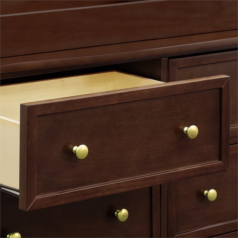DaVinci Kalani 6 Drawer Double Wide Dresser in Espresso