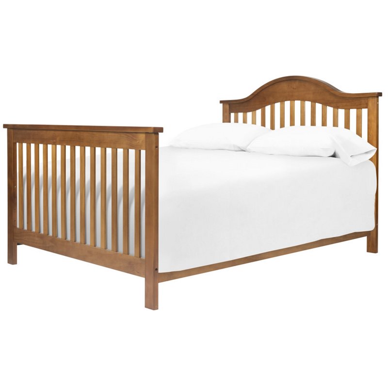 DaVinci Jayden Solid Wood 4-in-1 Convertible Crib in Chestnut