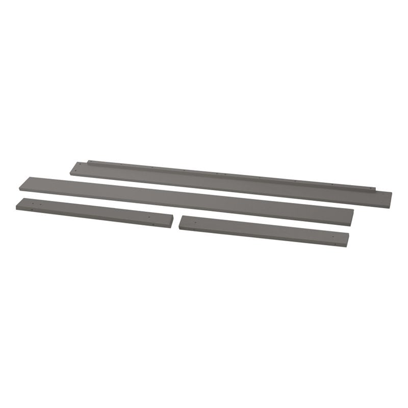 DaVinci Piedmont Pine Wood Full Size Bed Conversion Kit in Slate