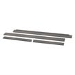 DaVinci Piedmont Pine Wood Full Size Bed Conversion Kit in Slate