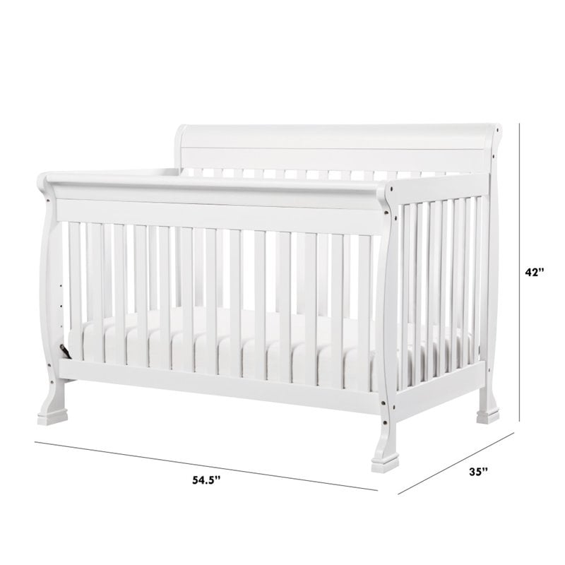 DaVinci Kalani 4-in-1 Convertible Crib in White