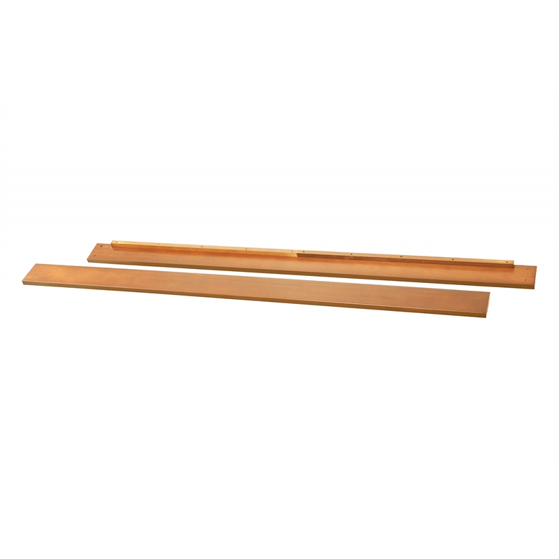 DaVinci Pine Wood Full Twin Size Bed Conversion Kit in Oak