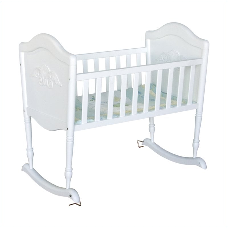 DaVinci Chloe Wood White Baby Cradle 048517006535  