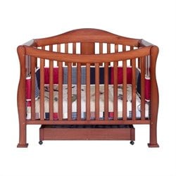 DaVinci Parker 4 in 1 Convertible Wood Baby Crib w/ Toddler Rail in 