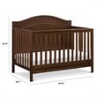 DaVinci Charlie 4 in 1 Convertible Crib in Chocolate Espresso