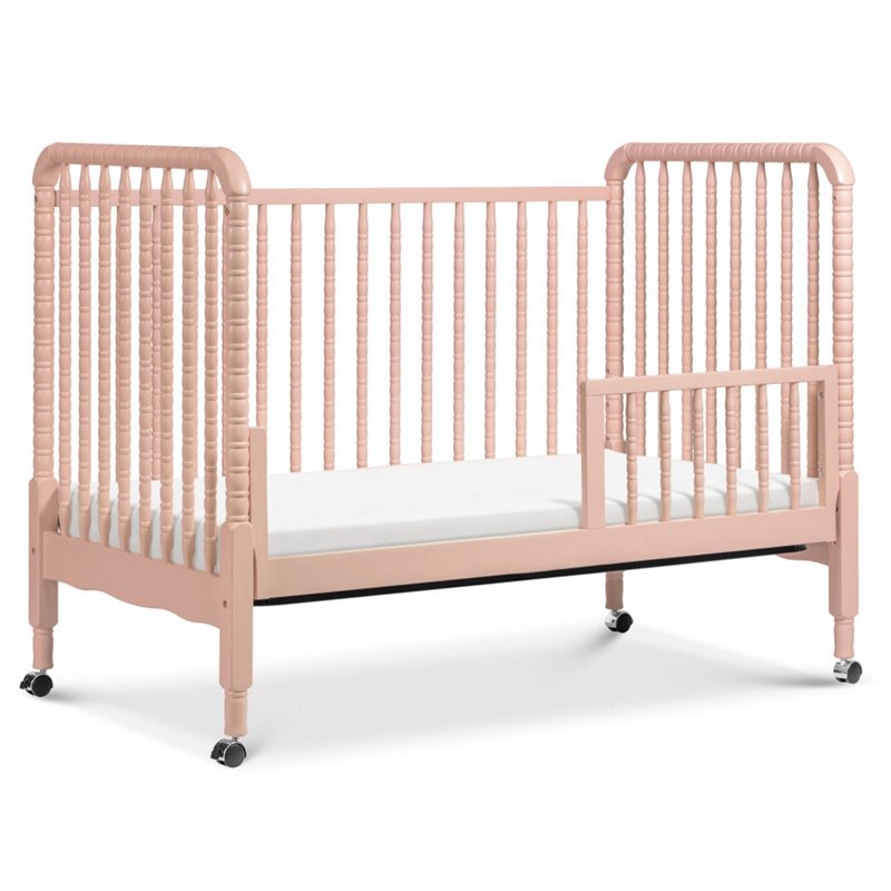 DaVinci Jenny Lind 3-in-1 Convertible Crib in Pink Blush