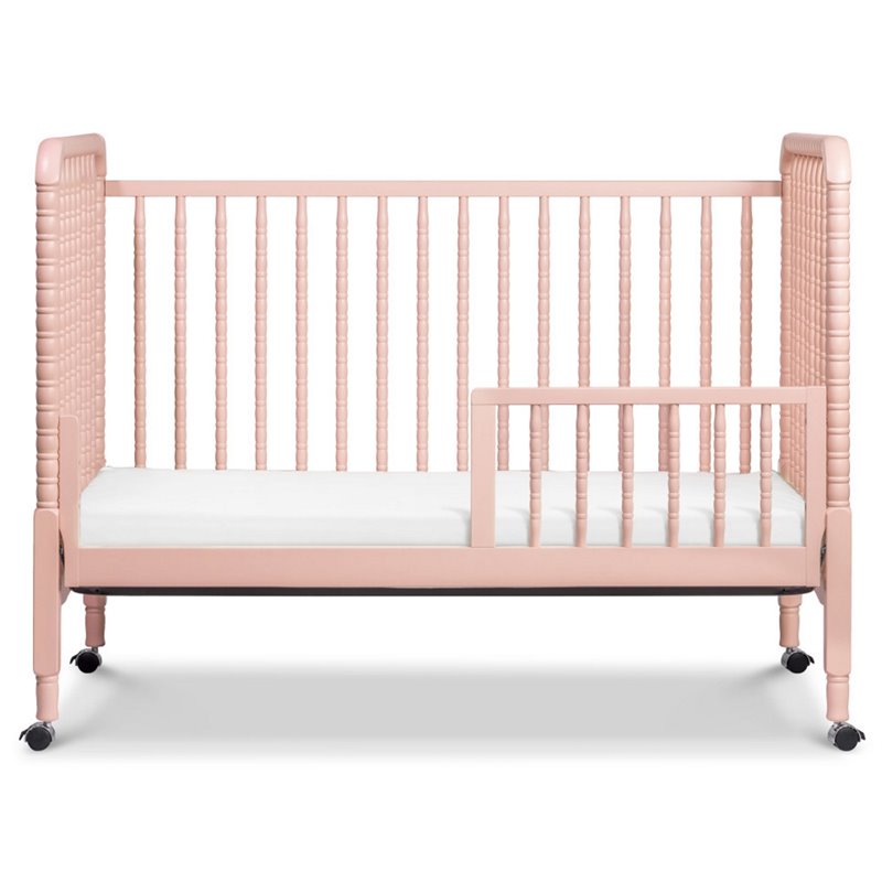DaVinci Jenny Lind 3-in-1 Convertible Crib in Pink Blush